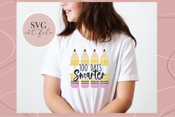 100 Days Smarter SVG Graphics