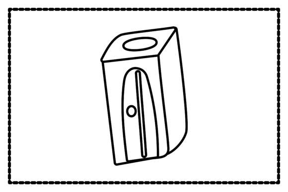 Back to School Wrinkle Outline Icon