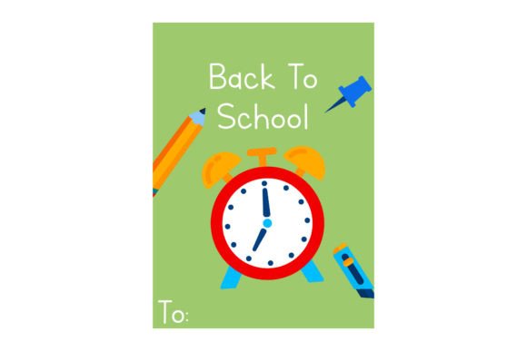 Green Card Stationary Back to School: Graphics & Crafts for Local Business