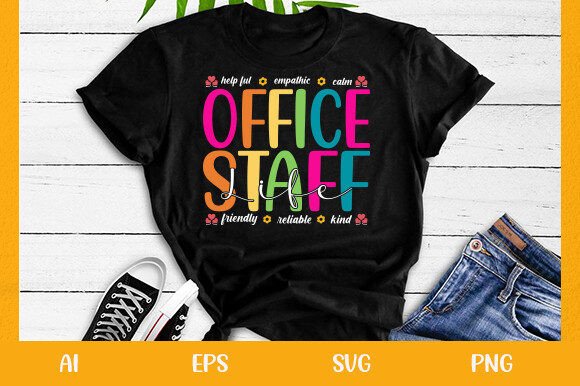 Office Staff Life Appreciation T-Shirt: Graphics for Crafts and Content